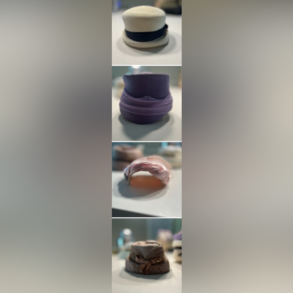 Lot of 4 antique vintage hats